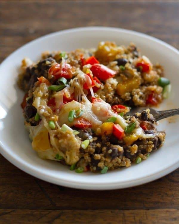 Quinoa Black Bean Casserole