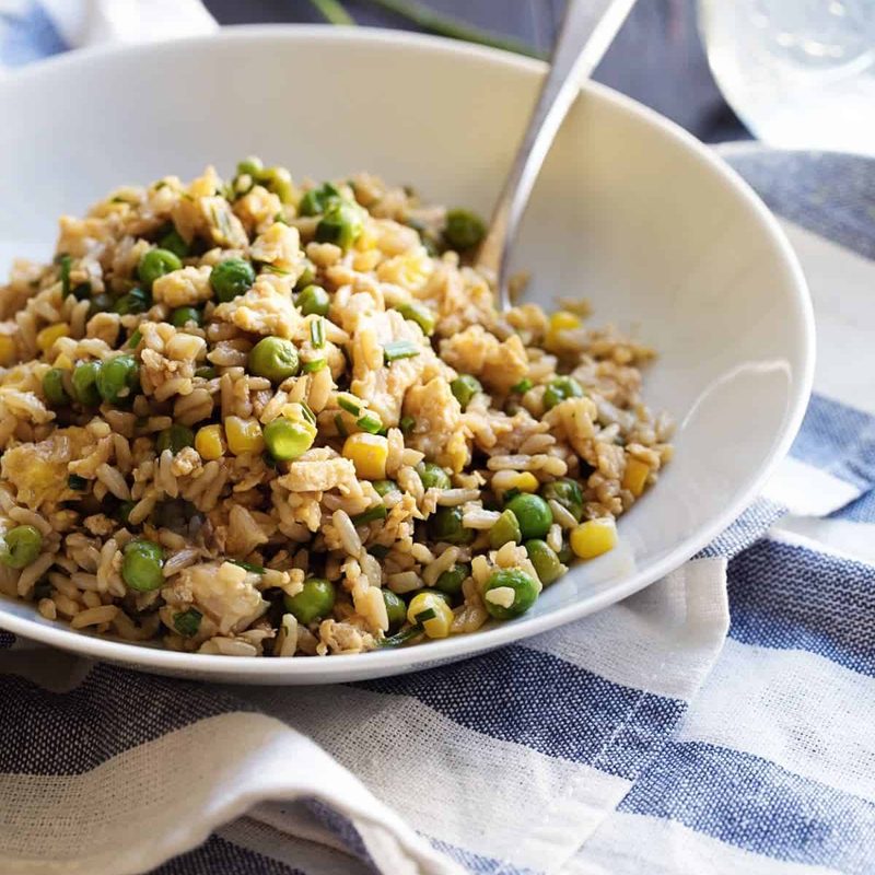 A picture of The Best 10 Minute Veggie Fried Rice