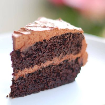 A picture of Double Chocolate Cake with Buttercream Frosting