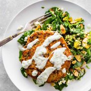 A picture of Lemon Herb Salmon Burgers