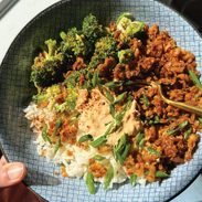 Teriyaki Tofu Bowls pin