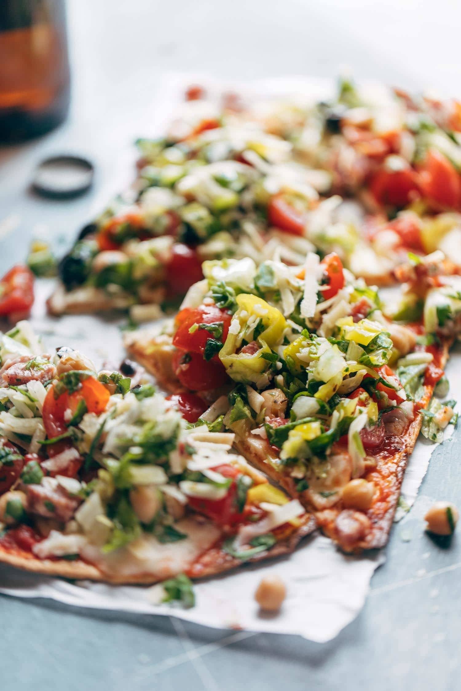 Chopped Salad Pizza