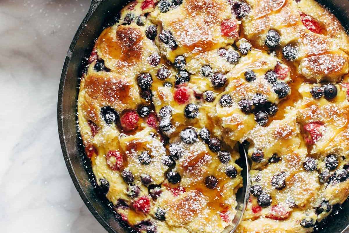 Ricotta Berry French Toast Casserole.