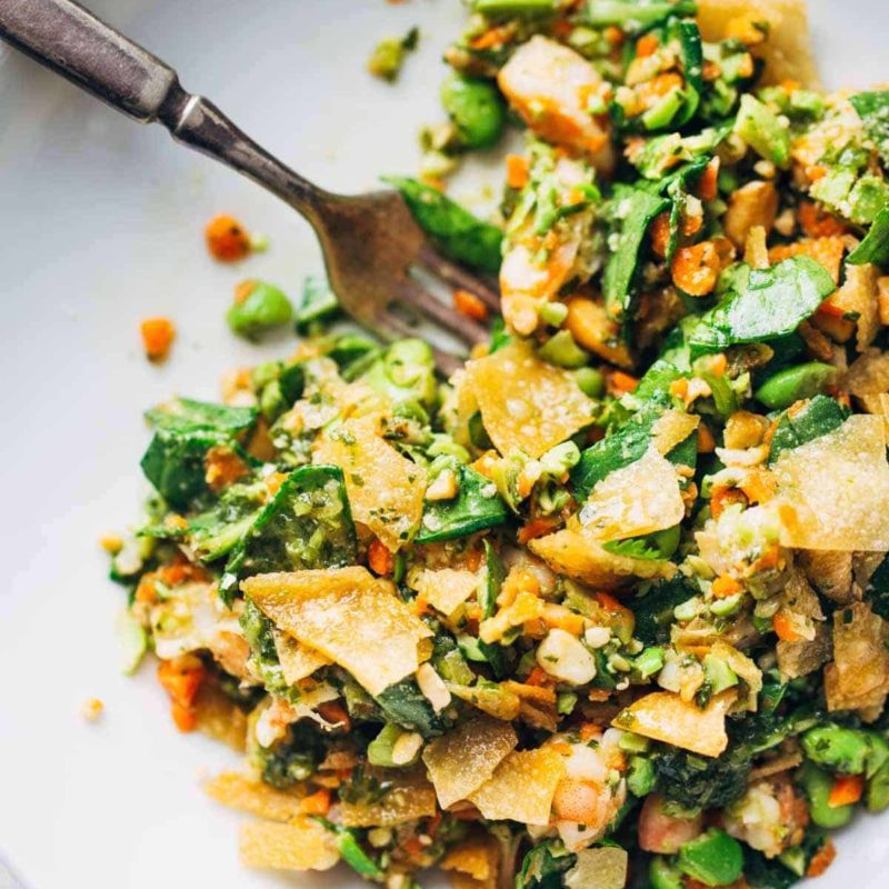 A picture of Chopped Thai Shrimp Salad with Garlic Lime Dressing